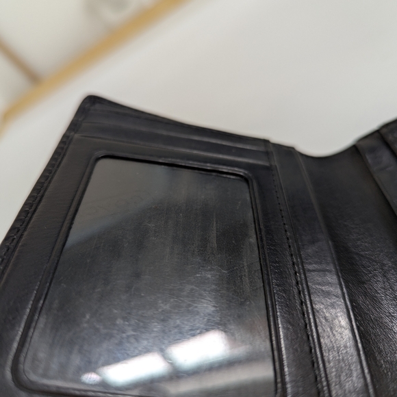 Lexington Vintage Coach Black Leather Wallet - Picture 6 of 11
